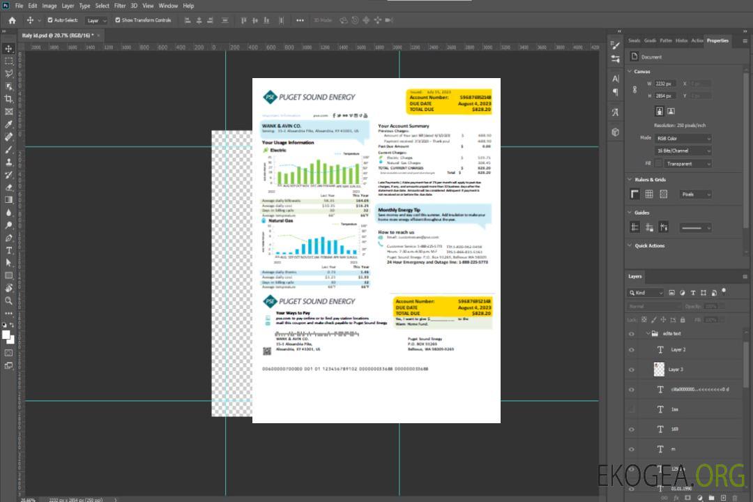 Projet de loi sur les services publics de Washington Puget Sound Energy, SCR template